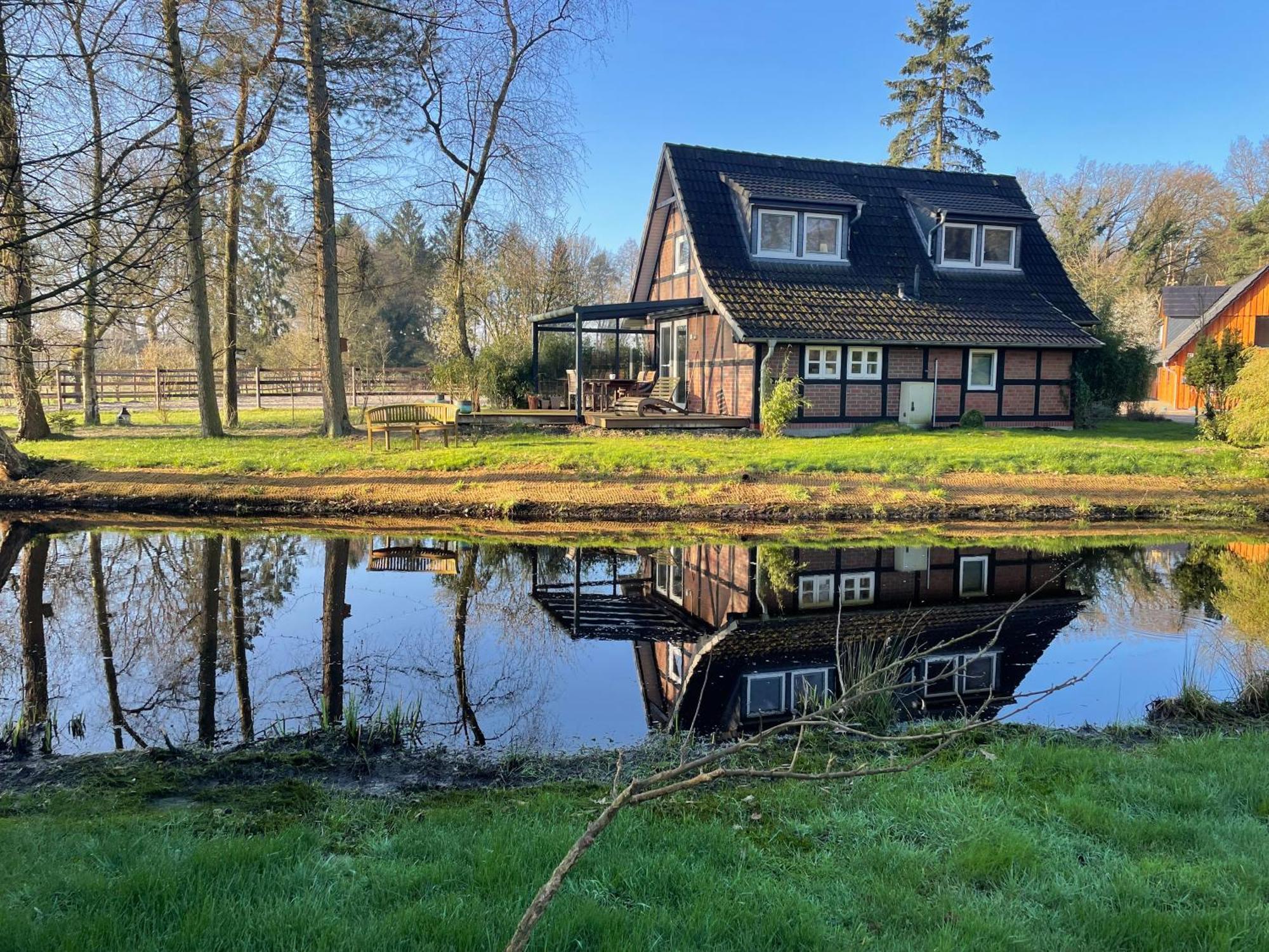 Haus Am Teich Apartamento Worpswede Exterior foto